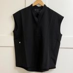 FIGS  Rafaela Oversized Scrub Top in Black, Size Small Photo 5