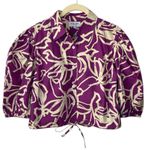 Olivia James The Label Purple Swirl Crop Top And Pant Set Size XS/S Photo 1