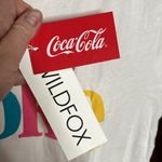 Wildfox NWT  Coke Stellar White Graphic Tee Size Medium Photo 7