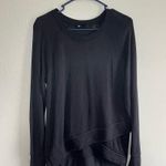 Athleta [] Charcoal Serenity Criss Cross Pullover- Small Photo 1