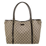 Gucci Joy GG Supreme Canvas Tote Bag Purse Tan Beige Brown Photo 0