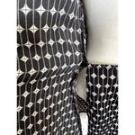 ZARA  Blogger Black Tape Geometric Ruched Satin Wrap Side Tie Blazer Dress XS Photo 3