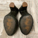 Anthropologie  Paola Ferri green woven heels Photo 5