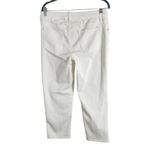  Slimming Cropped White Jeans Size 6P Chico's Girlfriend Slim Leg Crop Photo 1