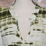 Soft Surroundings Melody Maxi Dress Green Tie Dye Dress Plus Size 1X Boho Casual Photo 2