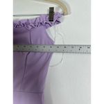 Parisian Lilac Bardot Style Frill Bodycon Midi Dress 2 NWT Photo 3