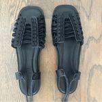 NWT Hereu Women's Consell Ankle Tie Calf Leather Sandal Black Size EU 41 US 10.5 Photo 5