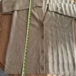 INC International Concepts Women's Sequined Long Button Up Cardigan Size L Tan Size L Photo 6