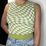 Wild Fable checkered vest fall y2k green XS Photo 0