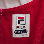 FILA  White Red Pink Muscle Tee Tank Sleeveless Activewear Sportswear Top Small Photo 6