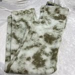 ZARA  Tie Dye High Waisted Kick Flare Split Leggings Green Size m Photo 9