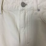 We The Free  Fringe Scoop Hem Denim Mini Skirt Size 27 Cream Photo 8