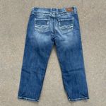 BKE Buckle  Sabrina Crop Capri Blue Denim Jeans Size 31 Style BPL1013 Photo 1