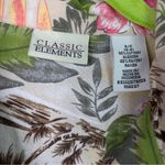 Classic Elements  Small(6-8) Button Front Short Sleeve Floral Tropical Shirt Photo 2