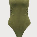 Berlook Green Textured Backless One Photo 3