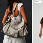 We The Free  Leigh distressed leather hobo bag Pearl $200 crossbody fall casual Photo 1