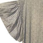 Allison Joy Allison‎ Joy Evereve Black White Ruffle Sleeve Striped Dress NWT Large K4898 Photo 4