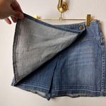 Cache Cotton Vintage Y2K Denim Short Faux Skort Size 4 Photo 1
