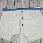 We Wore What Twill Denim Seamed Short in Classic White 26 NWT Photo 6