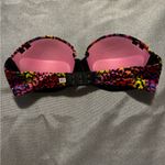 PINK - Victoria's Secret  Multicolor Strapless Leopard Bra Photo 1