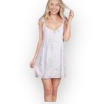 Show Me Your Mumu  Women Delilah Floral Purple Low Back Sleeveless Ruffle Dress S Photo 12