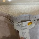 C&C California  100% Linen Beige Cargo Joggers Size Large Photo 2