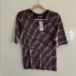 Evereve NWT Michael stars Lilly shine tie-dye tee shirt oak combo Lāā Photo 1