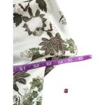 ESPECIA Maternity Poucette Maxi Dress Ivory Combo Tie Straps Green S NWT White Photo 7