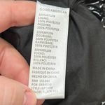 Good American  Womens Puffer Jacket 2 Cropped Black Hood Chic Bratz Glossy Photo 9