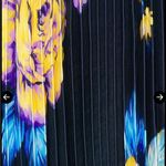 L'IDEE Moderniste Floral Halter Maxi Blue and Yellow gown NWOT Size XS Photo 4