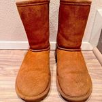 BEARPAW Elle Short Hickory Boots Women's US 8 Brown Suede Leather Photo 0