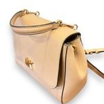 Michael Kors | Mott Beige Leather Top Handle Satchel Crossbody Gold Hardware Photo 2