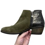 Kanna “Nat” Suede Ankle Boots Womens Size EU 39 US 8 Green Leather Bohemian Boho Photo 11
