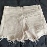 Old Navy  White Denim Shorts High-Rise Photo 1