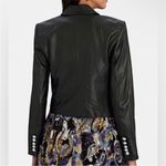 Veronica Beard  cropped leather blazer Photo 7