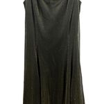 Set Late Edition Vintage Sleeveless Fit Flare Sparkle Dress and Shawl Womens 8 Black Photo 9
