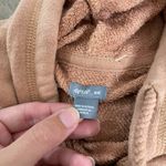 Aerie  cropped hoodie tan sweatshirt Photo 1