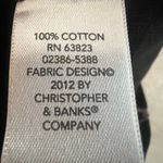 Christopher & Banks  Cardigan Full Zip Half 1/2 Sleeve Giraffe Zebra Size Medium Photo 8