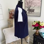 Ralph Lauren  Lauren Active Navy and White Polo Shirt Photo 5