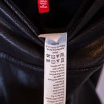 Spanx Faux Vegan Leather Shine High Rise Pull On Bike Shorts Black XS Photo 2