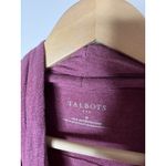 Talbots  Womens Size M Shirt Long Sleeve Blouse Top Cowl Neck Tunic Red Capsule Photo 3