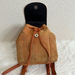 Urban Outfitters 100% Brown Suede Leather Backpack Photo 5