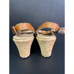 Crocs Women Tan Leather Sling Back Sandals Size 6m SKU 1986 Photo 3