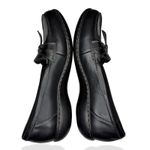 Clarks NEW Ashland Bubble Leather Comfort Slip On Loafer Women's 11 Wide Black Photo 7