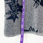 Vintage 90s Women's Silver Metallic Knit Tank Top Black Star Print Size M Goth Size M Photo 3