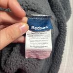 Cozy Sherpa Dark Gray Cozzie Hooded Fleece Pullover Photo 2