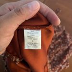 Papaya Terracotta Floral. Mini Dress Photo 5