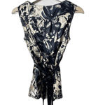 The Limited  Blouse Top Tank Women XS Floral 100% Silk Babydoll Tie Office Y2k Photo 1