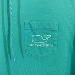 Vineyard Vines Women's Green Whale Logo Long Sleeve Hooded Tee Size S Photo 4