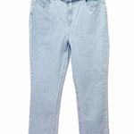 Paige Carrot Leg High Waist Jeans Cheyne Light Wash Belted Mom Jean Size 32 | 14 Photo 2